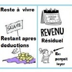 Différence entre reste à vivre et revenu résiduel