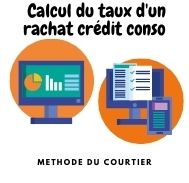 Comment un courtier fait-il le calcul du taux d’un rachat de crédit conso ?