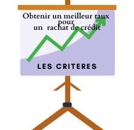 Critères pour obtenir le meilleur taux pour un rachat de crédit 