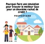 Faire une simulation pour obtenir le meilleur taux pour un deuxième rachat de crédit pour propriétaire