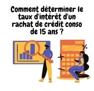 Comment déterminer le taux d’intérêt d’un rachat de crédit conso de 15 ans ?