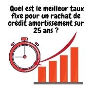 Découvrir le meilleur taux fixe pour un rachat de crédit sur 25 ans : Stratégies et conseils